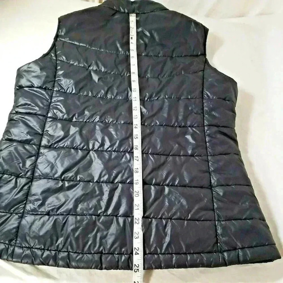 Gander Mountain Guide Series Women Nylon puffer Vest black blue Medium packable - Picture 8 of 8